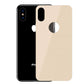 iPhone XS Max Rückseiten-Panzerglas 0,3 mm Gold – Curved T-Glass Schutz - MIZO.at