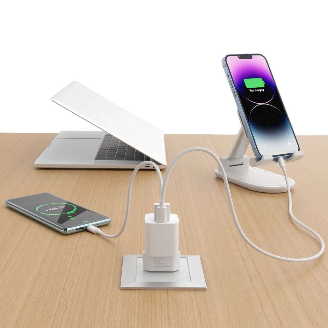 Wozinsky CMWCW 20W USB-C/USB-A Wall Charger – White