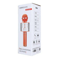 Multimedia Karaoke Microphone CR58 Gold | Wireless & High-Quality Sound - MIZO.at