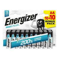 20er Pack Energizer MAX Plus AA LR6 Alkaline Batterien - MIZO.at