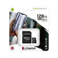 Kingston Canvas Select Plus MicroSD | 128GB Class 10 Memory Card - MIZO.at