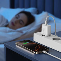 Tech-Protect NC20W PD Charger | 20W Fast Charging, White - MIZO.at