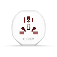 Tech-Protect Universal Travel Adapter | EU Plug, White - MIZO.at