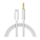 USB-C auf 3,5 mm AUX-Kabel Adapter – Weiß - MIZO.at