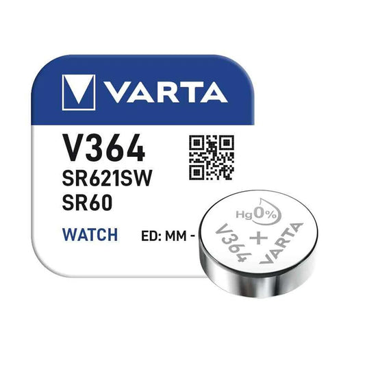 Varta V364 Silver Batterie SR60 Knopfzelle 1 Stück