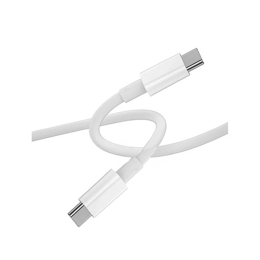 100W USB-C auf USB-C Kabel 1,2 m – Schnellladen Weiß - MIZO.at