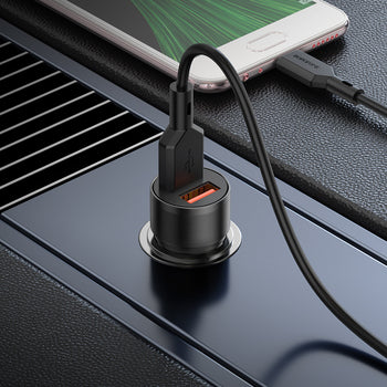 Borofone BZ19 Wisdom Car Charger 2xUSB | QC/FCP/AFC 12W + Cable - MIZO.at