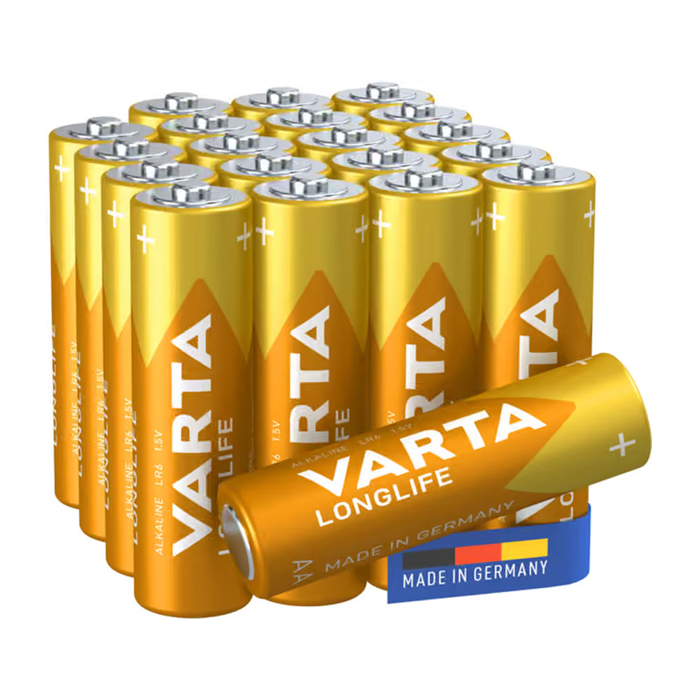 VARTA Longlife AA LR6 1,5V Alkaline-Batterien – 30er Pack