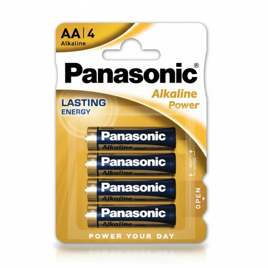 AA Batterie 1.5V LR6 Mignon Alkaline 4er Pack Panasonic