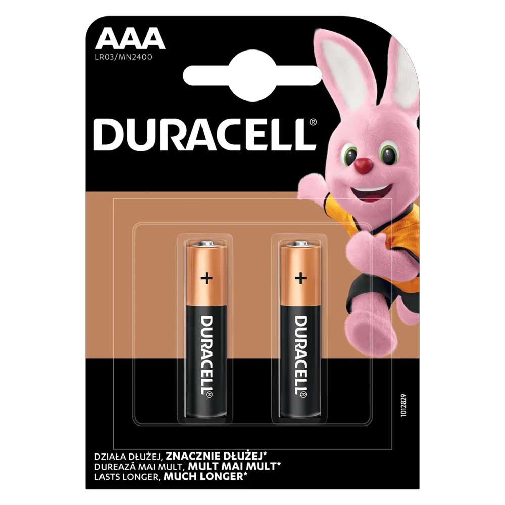 2er Pack Duracell BASIC AAA LR03 Alkaline Batterien 1,5 V