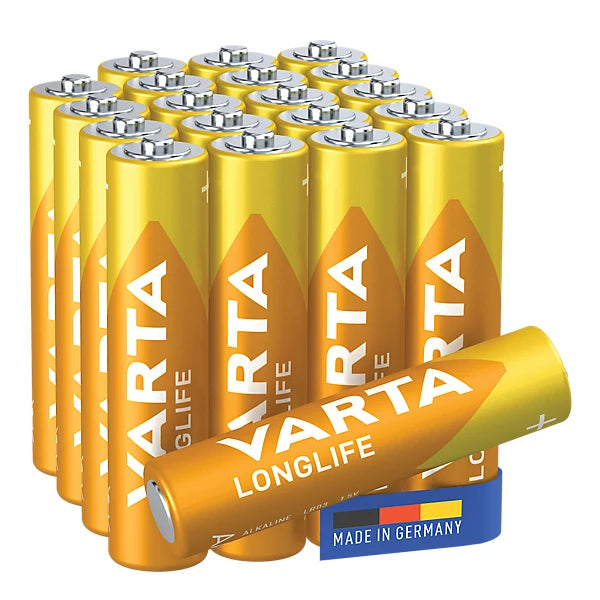 VARTA Longlife AAA LR03 1,5V Alkaline-Batterien – 30er Pack