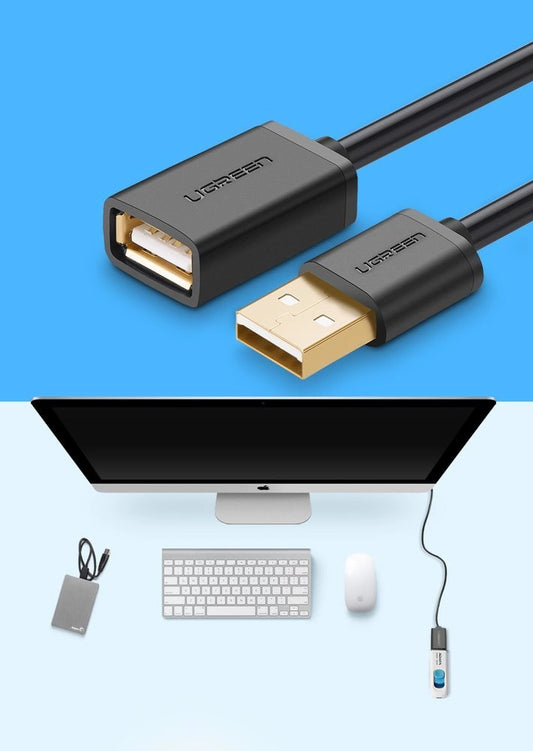 Ugreen USB 2.0 Extension Cable | 1M Male to Female - MIZO.at