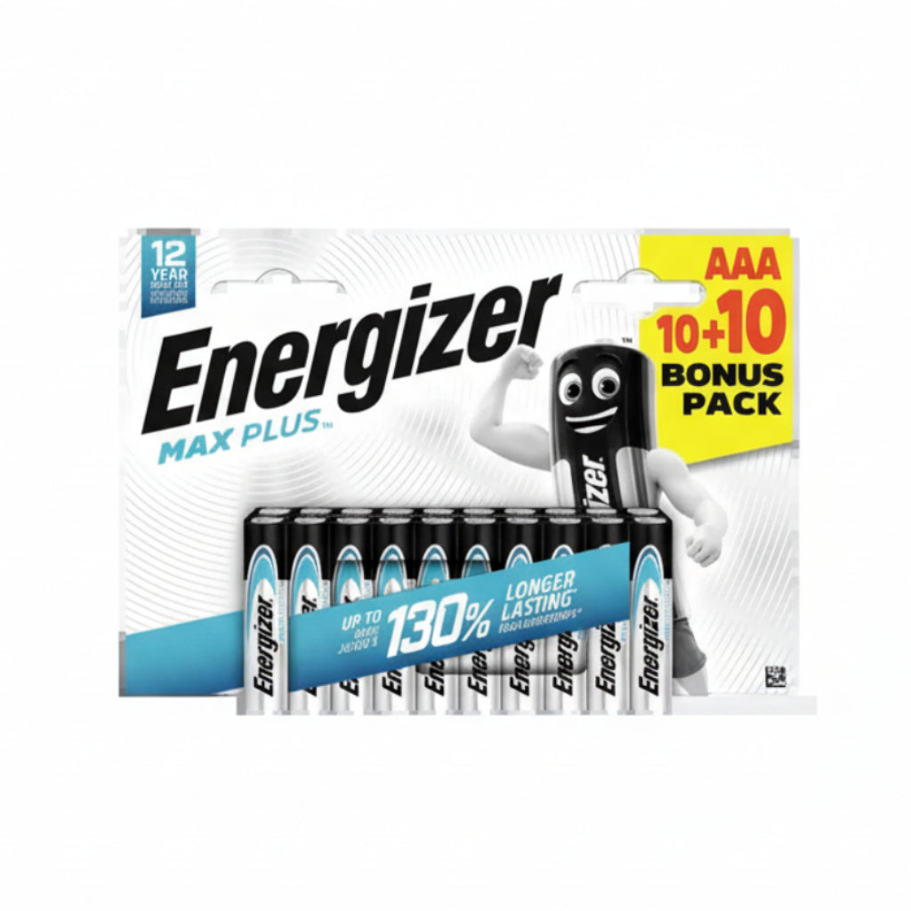 20er Pack Energizer MAX Plus AAA LR03 Alkaline Batterien