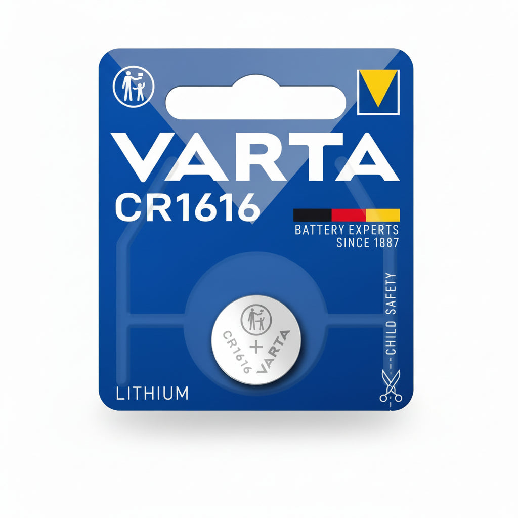 Varta CR1616 Lithium Batterie – 3,0V Knopfzelle