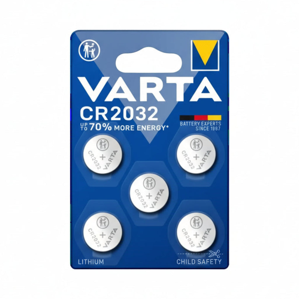 Varta CR2032 Lithium Knopfzellen 5er Pack 3 V