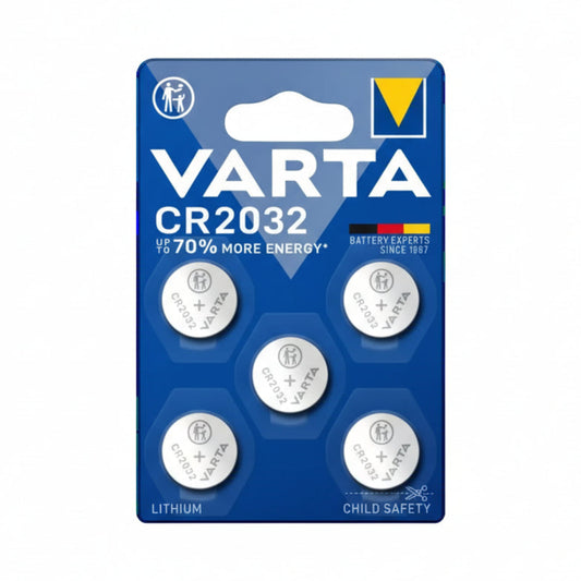 Varta CR2032 Lithium Knopfzellen 5er Pack 3 V