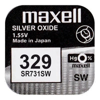 Maxell 329 Silver battery – 1.55V SR731SW button cell