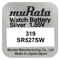 Murata 319 SR527SW Silber Knopfzelle 1,55 V - MIZO.at