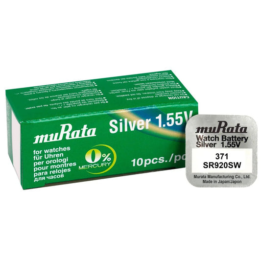 Murata 371 SR920SW Silber Knopfzelle 1,55 V - MIZO.at