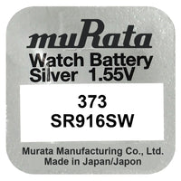 Murata 373 SR916SW Silber Knopfzelle 1,55 V - MIZO.at