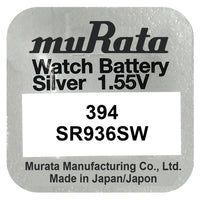 Murata 394 SR936SW Silber Knopfzelle 1,55 V - MIZO.at