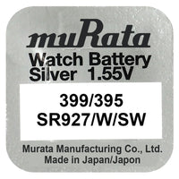 Murata 395 SR927SW Silber Knopfzelle 1,55 V - MIZO.at