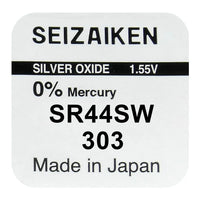 Seizaiken/Seiko 303 SR44SW Silber Knopfzelle 1,55 V - MIZO.at