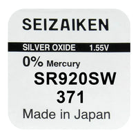 Seizaiken SR920SW (371) Silberoxid Uhrenbatterie 1,55 V