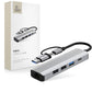 Tech-Protect HB03 5-in-1 USB-C Hub - Ethernet USB-Erweiterung Space Grau - MIZO.at
