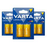 VARTA Longlife C LR14 1,5V Alkaline-Batterien – 6 Stück (3 × 2er Blister)