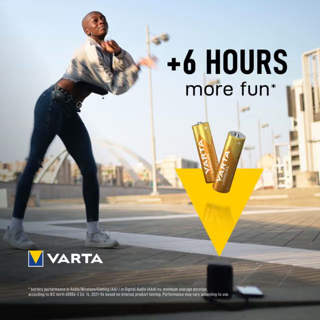 VARTA Longlife AA LR6 1,5V Alkaline-Batterien – 30er Pack
