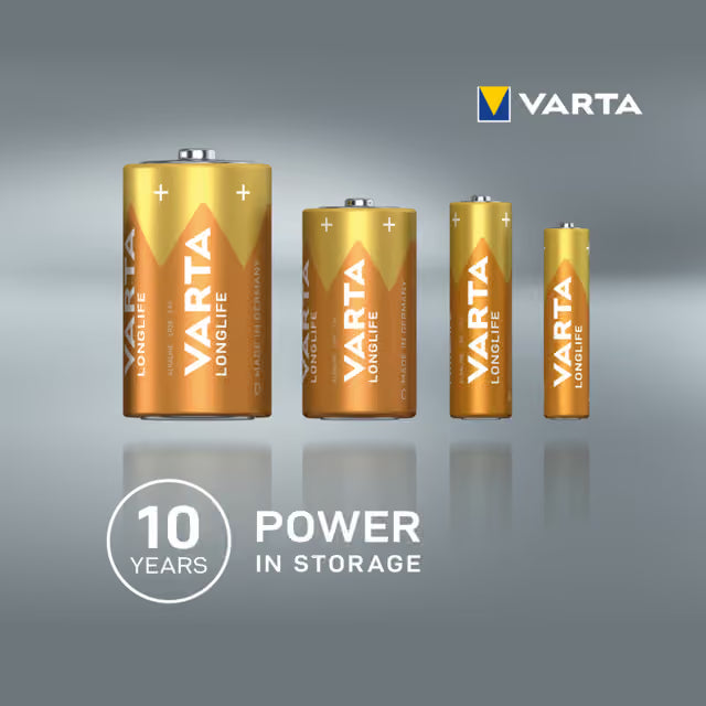VARTA Longlife AA LR6 1,5V Alkaline-Batterien – 30er Pack