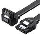 Ugreen Winkel SATA 3.0 Kabel 0,5 m – Schwarz Hochgeschwindigkeit - MIZO.at