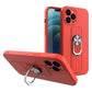Samsung S21 Ultra Ring Silikon Case – Schwarz mit Finger Grip & Stand - MIZO.at