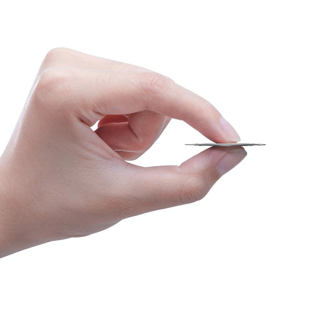 Baseus Ultra-Thin Ring Holder & Stand | Silver, 360° Rotation - MIZO.at