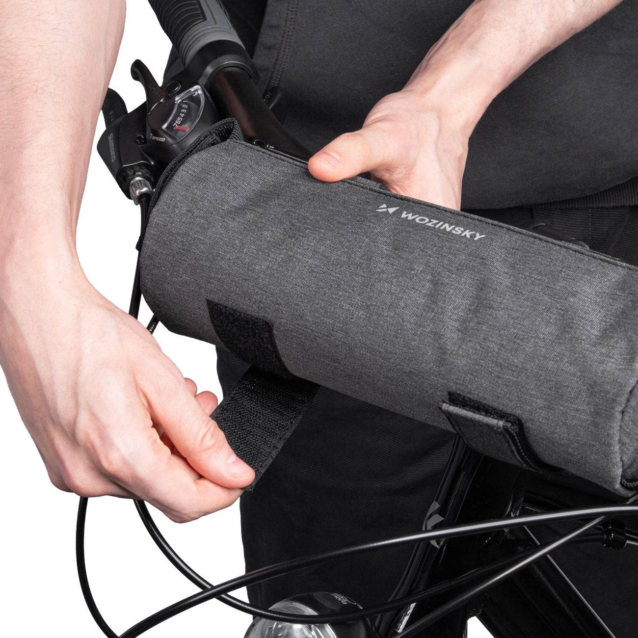 Wozinsky WBB37GRB Fahrradtasche mit Wärmeisolierung – Grau