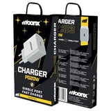 MOONX MC03 Wandladegerät 20W | USB-C PD Fast Charge Weiß - MIZO.at