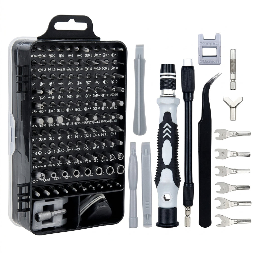 Schraubendreher-Set 115-in-1 für Elektronik-Reparaturen