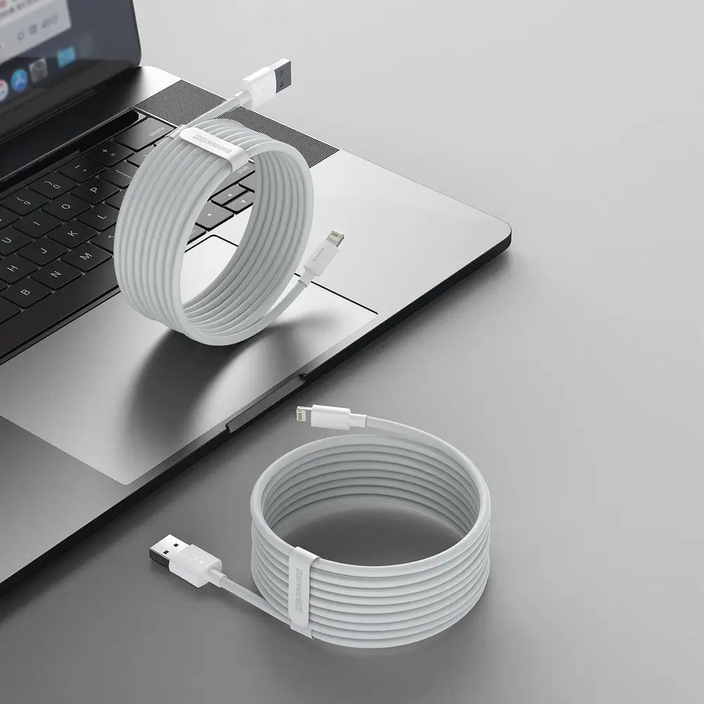 Baseus 2x USB Cable Lightning Fast Charging | Power Delivery 2.4A - MIZO.at