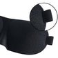 3D Sleep Mask Black – Adjustable Eye Mask with Comfort Padding