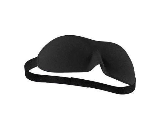 3D Sleep Mask Black – Adjustable Eye Mask with Comfort Padding