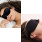 3D Sleep Mask Black – Adjustable Eye Mask with Comfort Padding