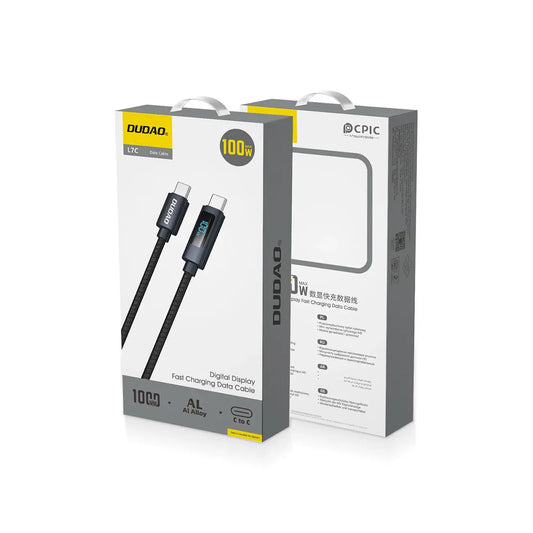 Dudao L7C USB-C Cable | 100W Fast Charge with LED Display - MIZO.at