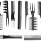 Friseurkamm-Set 10-teilig mit Etui – Haarschneide- und Stylingkämme
