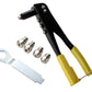 Hand Rivet Pliers with 4 Nozzles – For Blind Rivets 2.4–4.8 mm