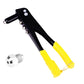 Hand Rivet Pliers with 4 Nozzles – For Blind Rivets 2.4–4.8 mm