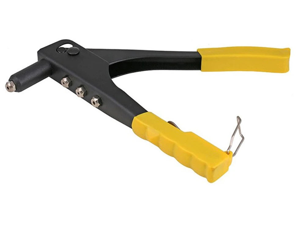 Hand Rivet Pliers with 4 Nozzles – For Blind Rivets 2.4–4.8 mm