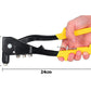 Hand Rivet Pliers with 4 Nozzles – For Blind Rivets 2.4–4.8 mm