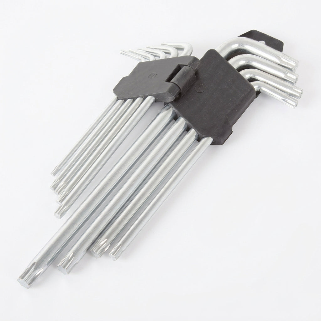 9-teiliges Inbus- und Torx-Schlüsselset – 1,5–10 mm