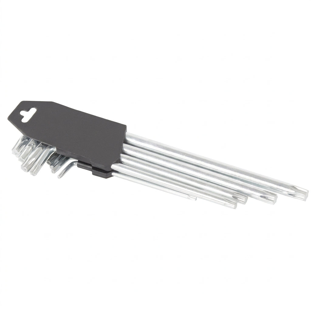 9-teiliges Inbus- und Torx-Schlüsselset – 1,5–10 mm